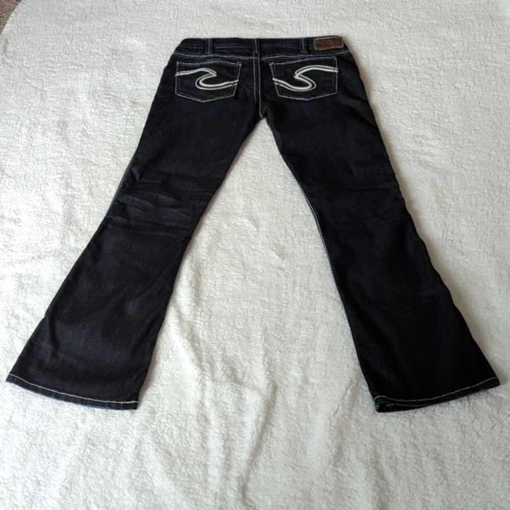 Silver Jeans Frances 18" Boot Cut Size 29 Length 31 - Picture 3 of 8